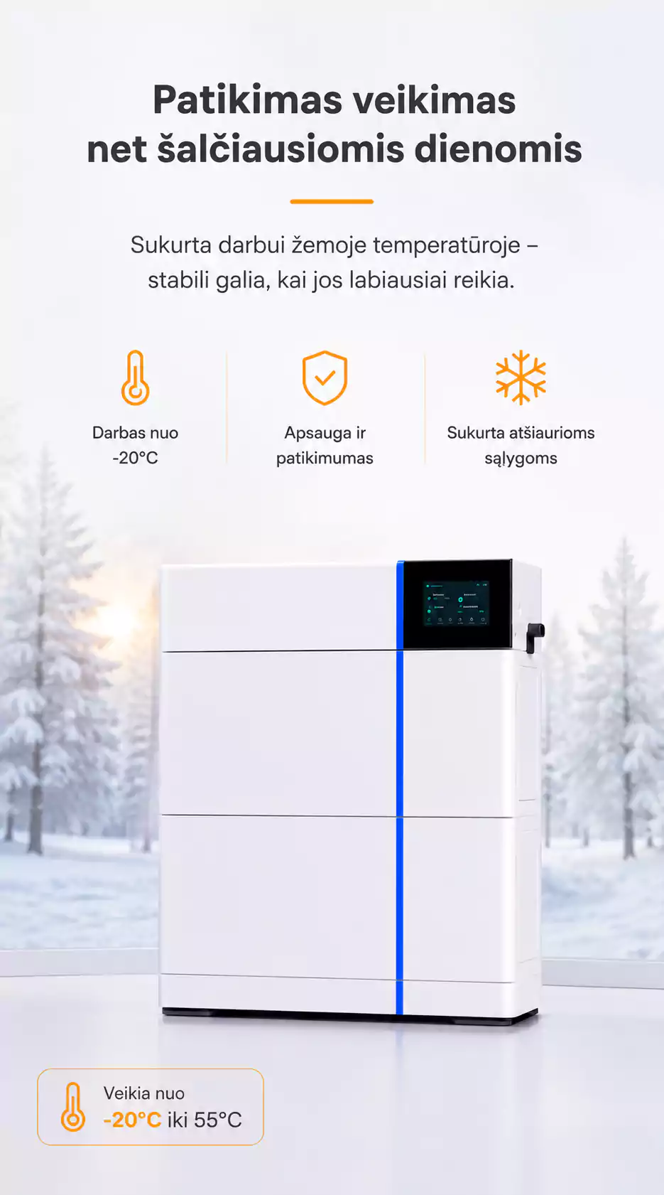 Deye GB L PRO 8 kWh darbine arsolar.lt