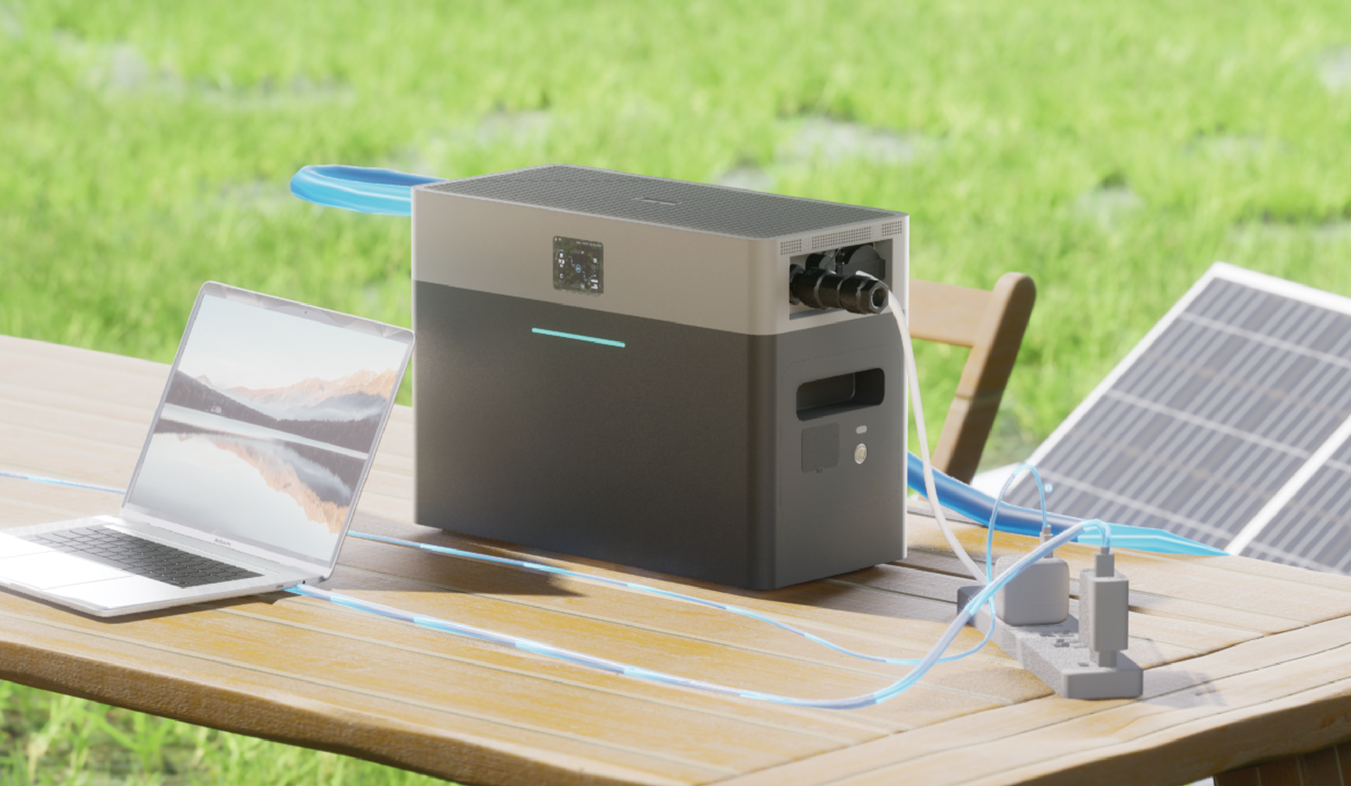 Deye AE-FS2.0-2H2 – 1 kW / 2 kWh balkoninė energijos kaupimo sistema - Image 2